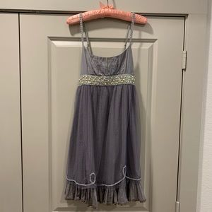 Free People Gray Fairy Dress
